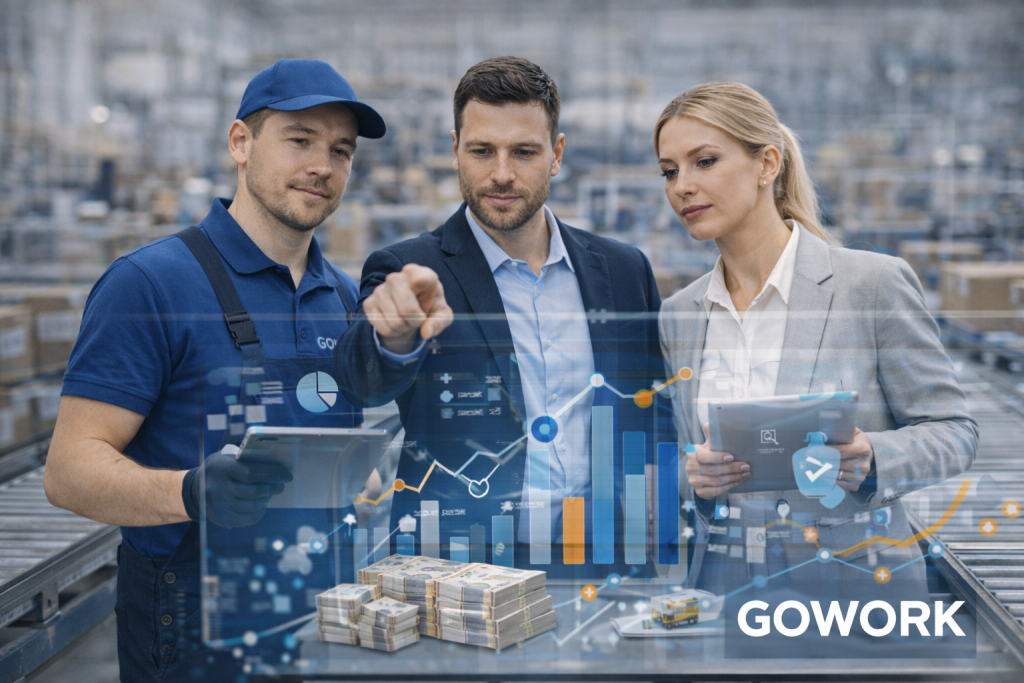 Аутсорсинг персоналу на склад та виробництво від компанії GoWork — управління лінійним персоналом у Києві